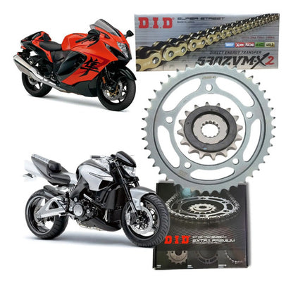 Kit Relação DID Premium com Retentor Suzuki Hayabusa B-King 1300 530ZVMX 118L 43/18T