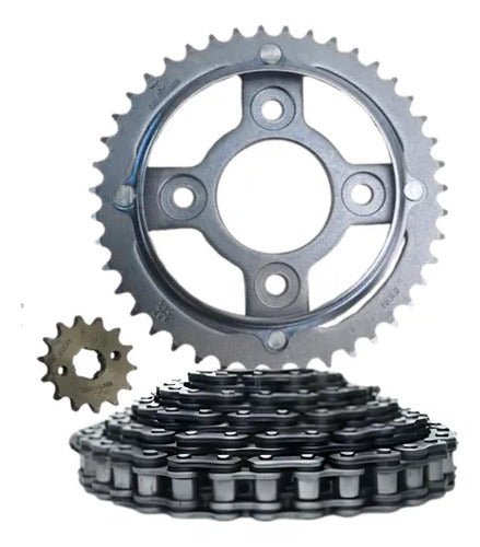 Kit Relação Iron sem Retentor Honda Cg 125 Fan 2009 428H 116L 43/14T