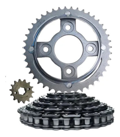 Kit Relação Iron sem Retentor Honda Cg 125 Fan 2009 428H 116L 43/14T