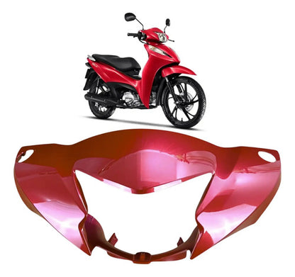 Capa do Farol Paramotos Honda Biz 125 2025 a 2026 Vermelho Pimenta