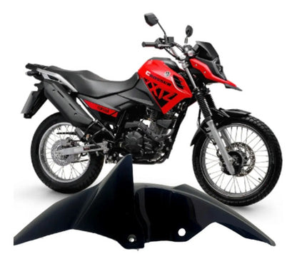 Paralama Dianteiro Yamaha Crosser 150 2014 em diante Preto Brilhante