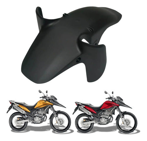 Paralama Dianteiro Inferior Paramotos Honda Xre 300 2010 a 2012 Preto Fosco