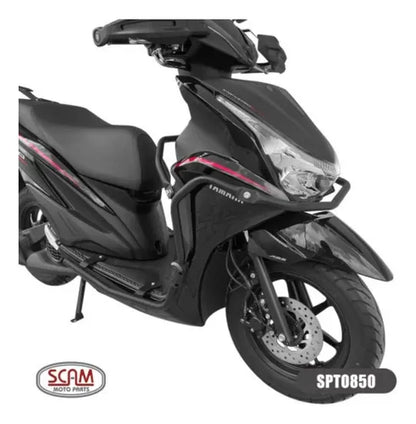Protetor de Carenagem Protetor de Motor Scam Yamaha Fluo 125 2026 Preto Fosco