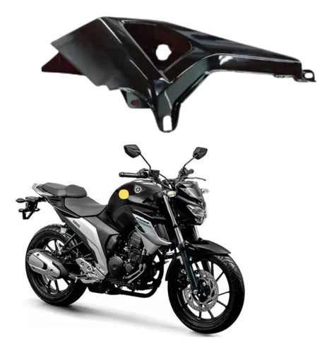 Rabeta Lateral Esquerda Yamaha Fazer Fz25 250 Preto Brilhante