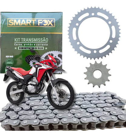 Kit Relação Smartfox com Retentor Honda Xre 300 2009 em diante 520OH 104L 36/13T