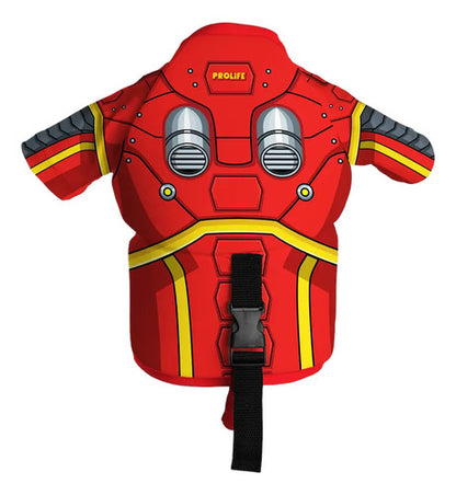Colete Salva Vidas Infantil Camisa Praia Flutuadora Prolife Armex Homem De Ferro