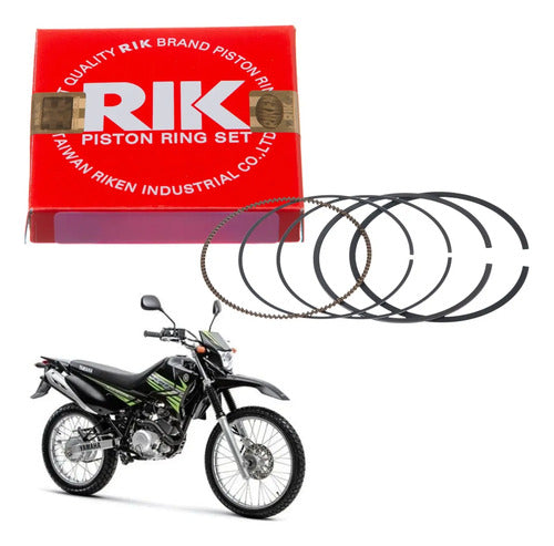 Jogo de Anéis do Pistão RIK Yamaha Factor 125 2000 a 2016 Xtz 125 2003 a 2016 1,00