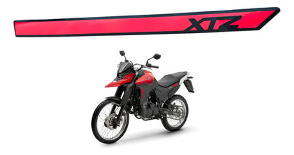 Adesivo da Aba do Tanque Esquerda Yamaha Lander 250 2025 Vermelho Metálico