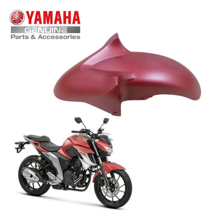 Paralama Dianteiro Yamaha Fazer Fz25 250 2018 a 2023 Vermelho Fosco