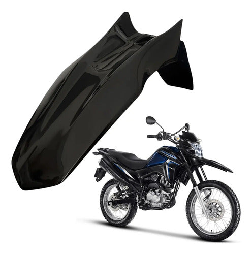 Paralama Dianteiro Paramotos Honda Bros 160 2015 a 2024 Preto