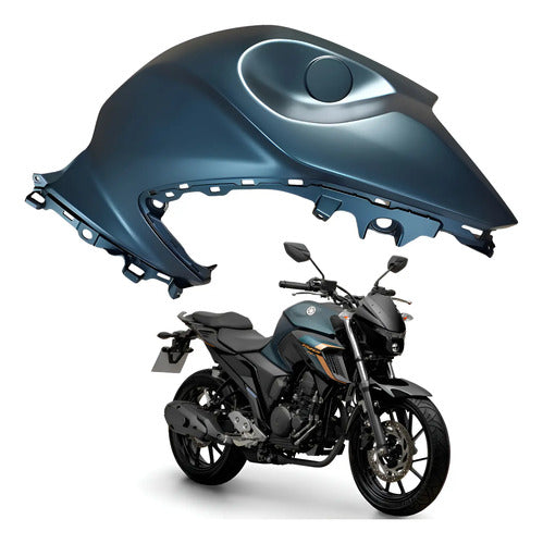 Carenagem Capa do Tanque Direita Yamaha Fazer Fz25 250 2024 a 2025 Verde Fosco