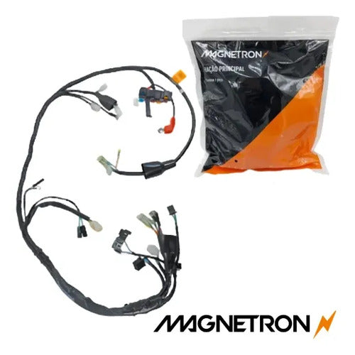 Fiação Chicote Elétrico Principal Magnetron Honda Bros 125 2003 a 2005 Partida a Pedal