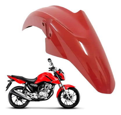 Paralama Dianteiro Paramotos Honda Cg 160 Fan 2022 a 2024 Vermelho