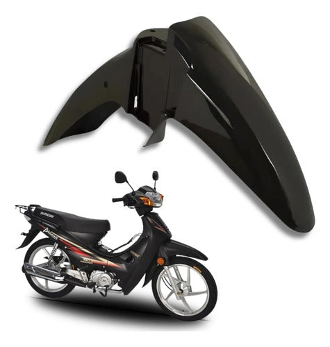 Paralama Dianteiro Iron Shineray Phoenix 50 2011 a 2019 Preto Brilhante