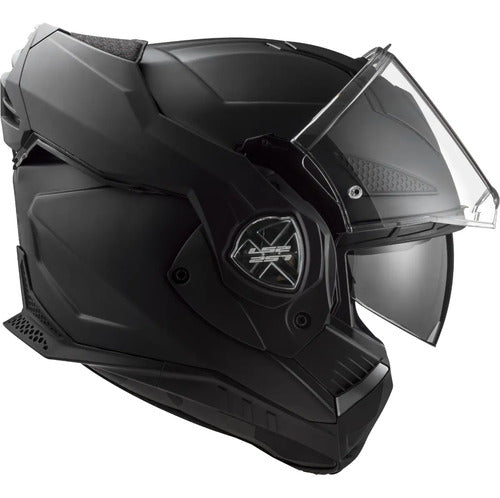 Capacete Escamoteável LS2 FF901 Advant X Solid Preto Fosco