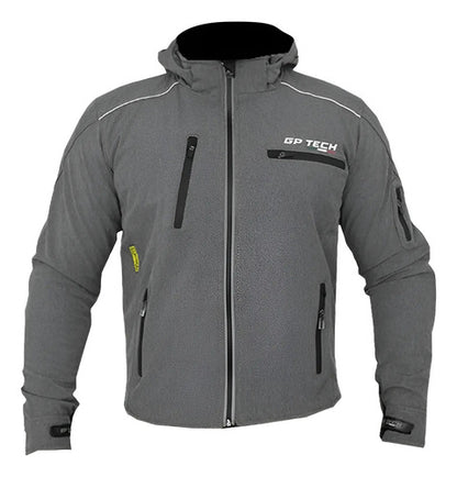 Jaqueta GP Tech Tour Casual Resistente à Água Cinza