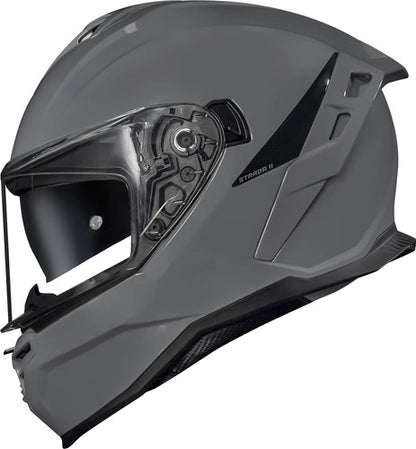 Capacete Norisk Strada II Solid com Óculos Solar Interno e Spoiler Cinza