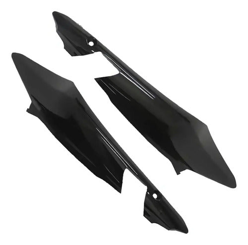Par de Rabetas Laterais Paramotos Honda Xre 300 2010 a 2018 Preto Brilhante
