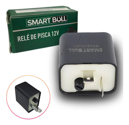 Relé de Pisca com Conector e Botão de Regulagem Smartfox Universal 12V 2 Pinos