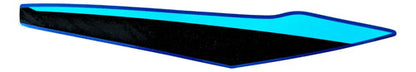 Adesivo da Carenagem Lateral do Farol Direita Yamaha Fazer Fz25 250 2025 Azul Metálico