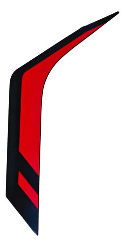 Adesivo da Aba do Tanque Direita Yamaha Lander 250 2025 Vermelho
