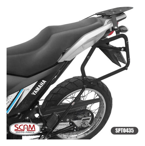Suporte de Baú Bagageiro Lateral Scam Yamaha Crosser 150 2014 a 2025