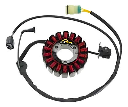 Magneto Estator com Bobina de Pulso Magnetron Honda Xre 300 2009 a 2012