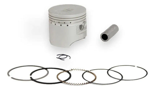 Kit Pistão com Anéis Magnetron Honda Biz 100 1998 a 2001 Pop 100 2007 em diante 0,50 mm