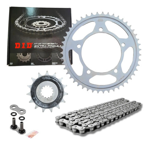 Kit Relação DID Premium com Retentor Yamaha Tracer 900 2019 em diante 525VX 118L 45/16T