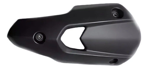 Protetor do Escapamento Paramotos Yamaha Fazer Fz25 250 2018 a 2025 Preto Fosco
