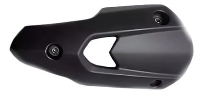 Protetor do Escapamento Paramotos Yamaha Fazer Fz25 250 2018 a 2025 Preto Fosco