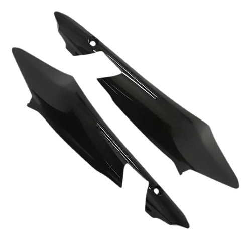 Par de Rabetas Laterais Paramotos Honda Xre 300 2010 a 2018 Preto Brilhante 1356/221/02