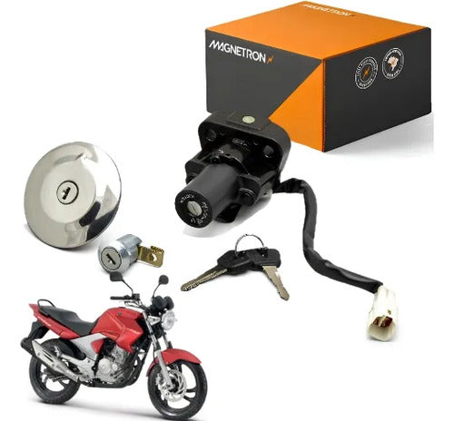 Conjunto de Travas Magnetron Yamaha Fazer 250 2007 a 2010