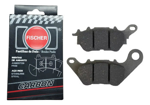 Pastilha de Freio Dianteira Fischer Carbon Yamaha Mt-03 Yzf-R3 2016 a 2025 FJ2790C