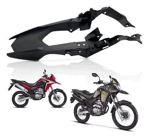 Paralama Dianteiro Superior Paramotos Honda Xre 300 2019 em diante Preto Fosco
