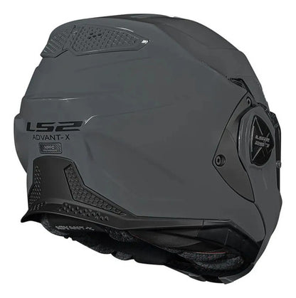 Capacete Escamoteável LS2 FF901 Advant X Solid Cinza Brilhante