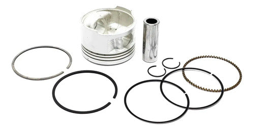 Kit Pistão com Anéis Magnetron Yamaha Factor 125 2000 a 2016 Xtz 125 2003 em diante 0,50 mm