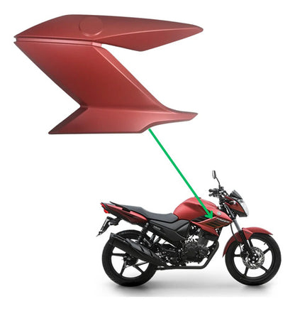 Tomada de Ar Esquerda Yamaha Fazer 150 2022 a 2023 Vermelho Fosco