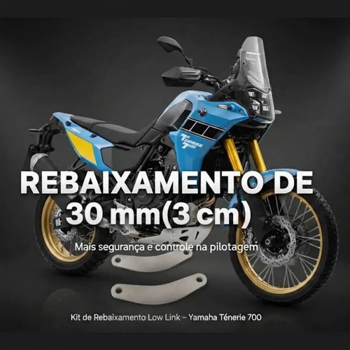 Kit Low Link Rebaixamento da Suspensão Yamaha Ténéré 700 2025