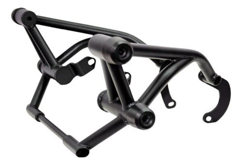 Protetor de Motor Stunt Race Cage BMW G 310 Gs 2018 em diante G 310 R 2017 em diante Preto Brilhante