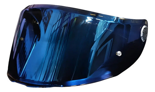Viseira MT Helmets V-14B Targo S e Axxis Hummer Iridium Azul