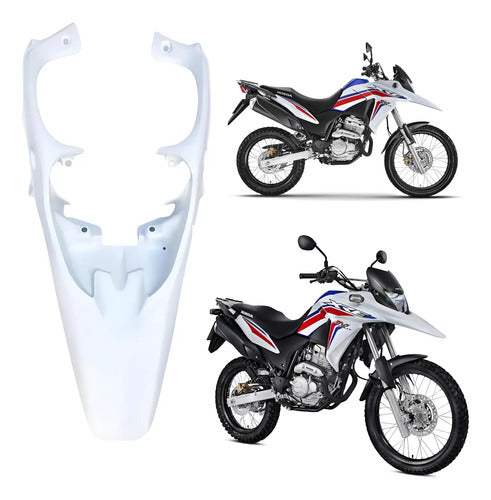 Paralama Dianteiro Superior Paramotos Honda Xre 300 2010 a 2018 Branco