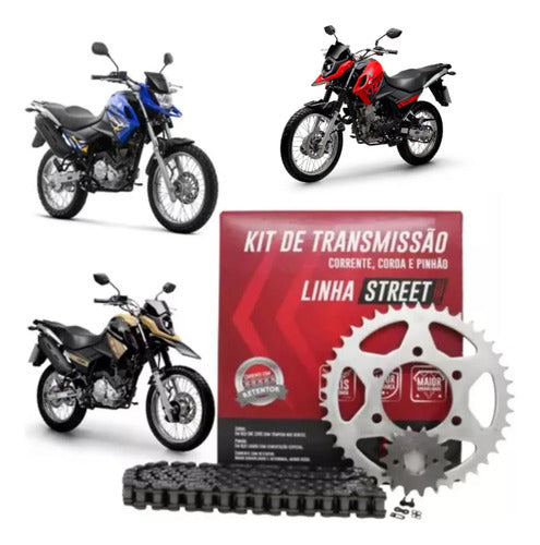 Kit Relação DID Premium com Retentor Yamaha Crosser 150 2014 a 2024 428HXV 122L 41/14T