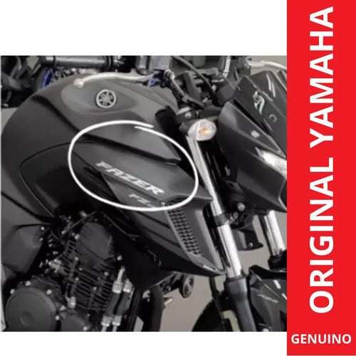 Tomada de Ar Esquerda Yamaha Fazer Fz25 250 2018 a 2024 Preto Fosco