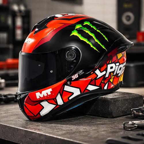Capacete MT Helmets Targo S Piqueras Preto Brilhante