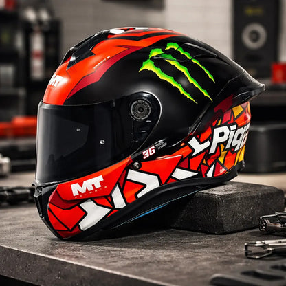 Capacete MT Helmets Targo S Piqueras Preto Brilhante