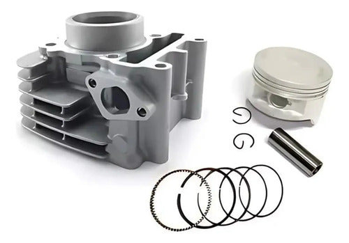 Kit Cilindro Pistão e Anéis Smartfox Yamaha Crypton 115 2009 a 2015