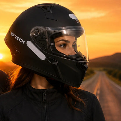 Capacete GP Tech Sense Solid Preto Fosco