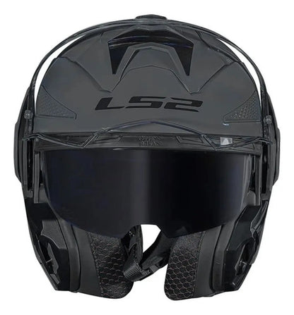 Capacete Escamoteável LS2 FF901 Advant X Solid Cinza Brilhante