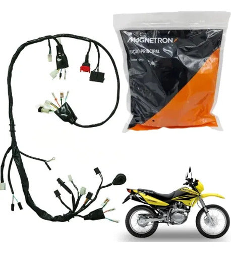 Fiação Chicote Elétrico Principal Magnetron Honda Bros 150 2006 a 2008 Versão Esd